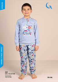 PIGIAMA BAMBINO M/L 3041 Tellini S.r.l. Ingrosso Abbigliamento